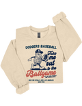 Take Me Out To the Ballgame LA Crewneck Sweatshirt