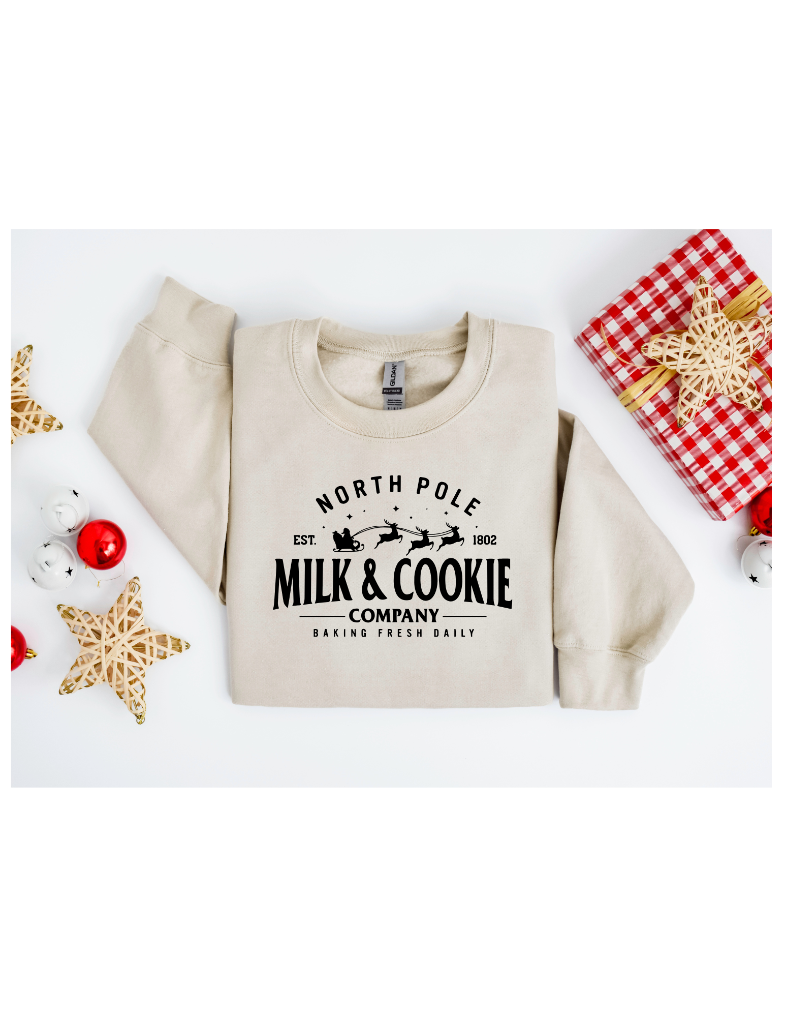 Milk & Cookies Holiday Sweatshirt