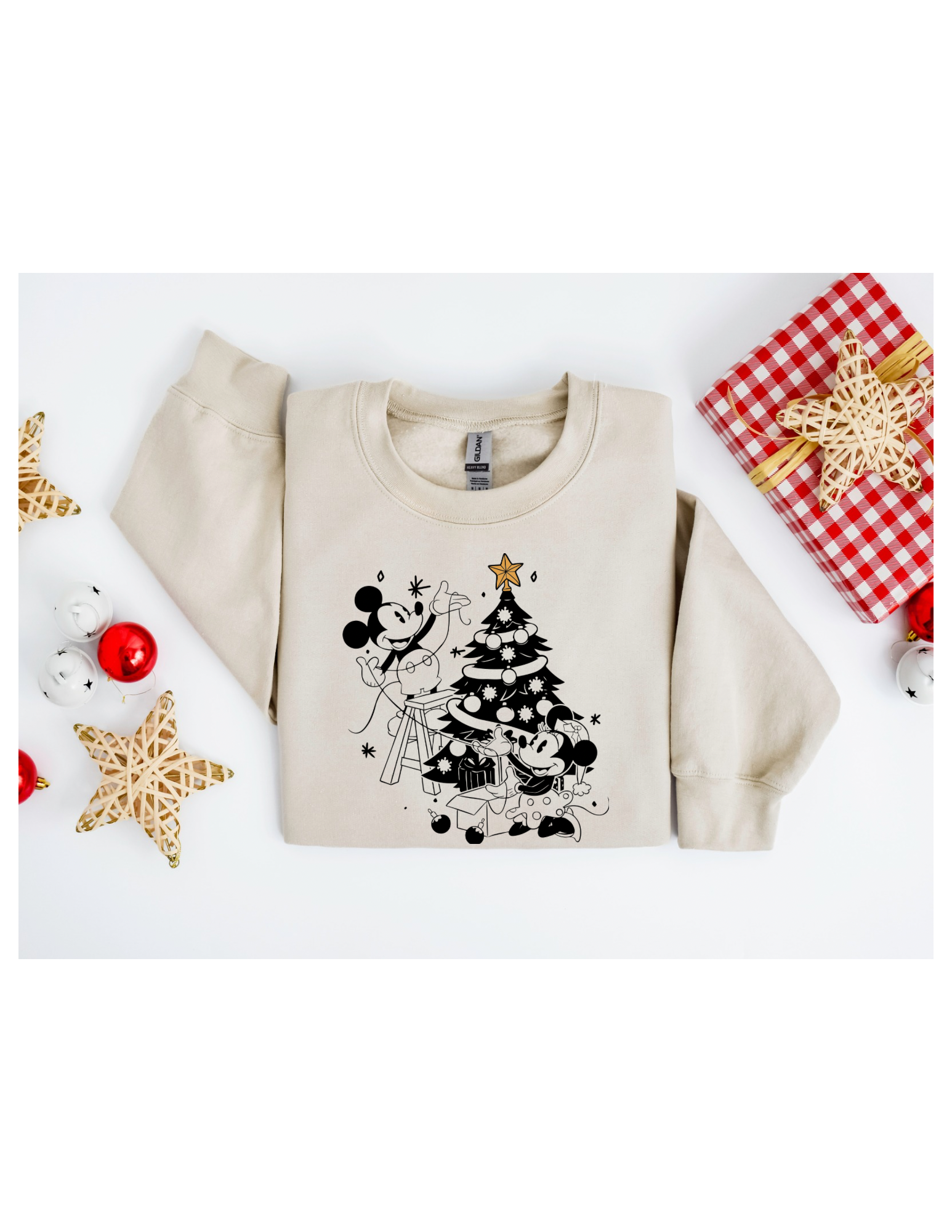 Mickey & Minnie Tree Lighting Sweatshirt