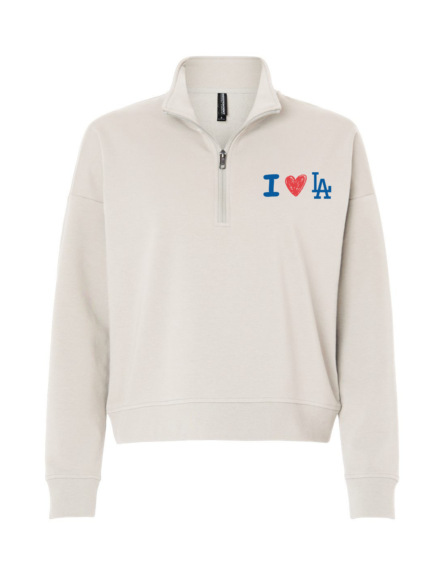 I LOVE LA Quarter Zip Sweatshirt