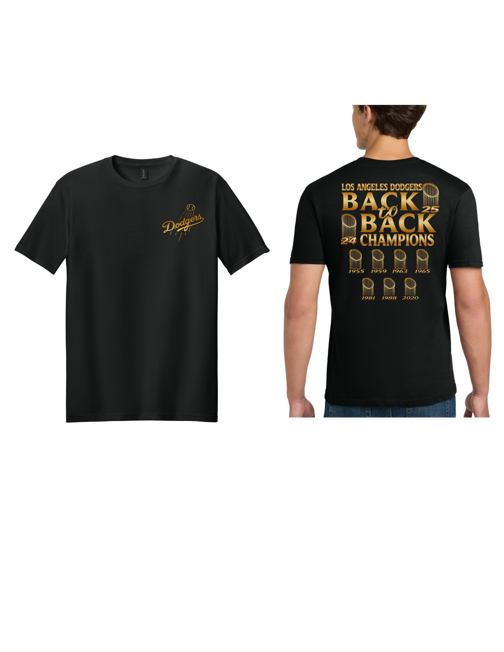 Back to Back Champions Short Sleeve T Shirt