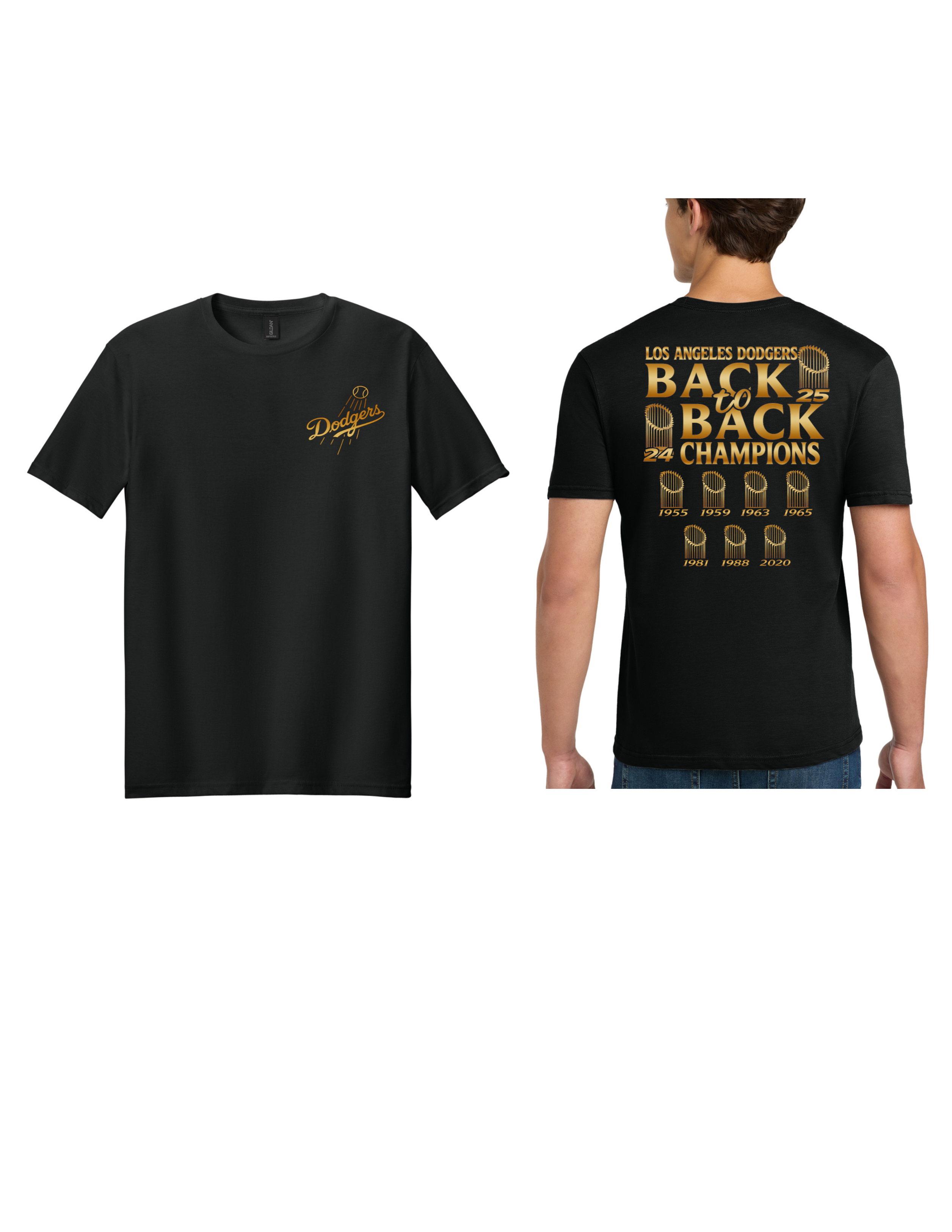Back to Back Champions Short Sleeve T Shirt