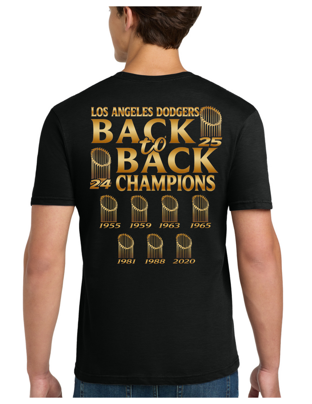 Back to Back Champions Short Sleeve T Shirt